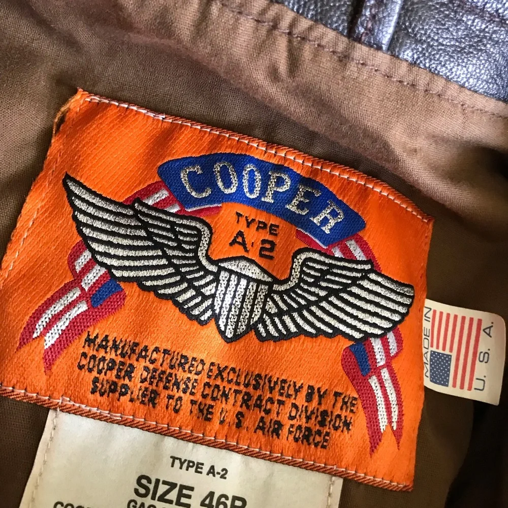 A2 leather jacket 464th Fighter Squadron, 507th Bomber Group, 7th Air Force - Picture 3 of 5